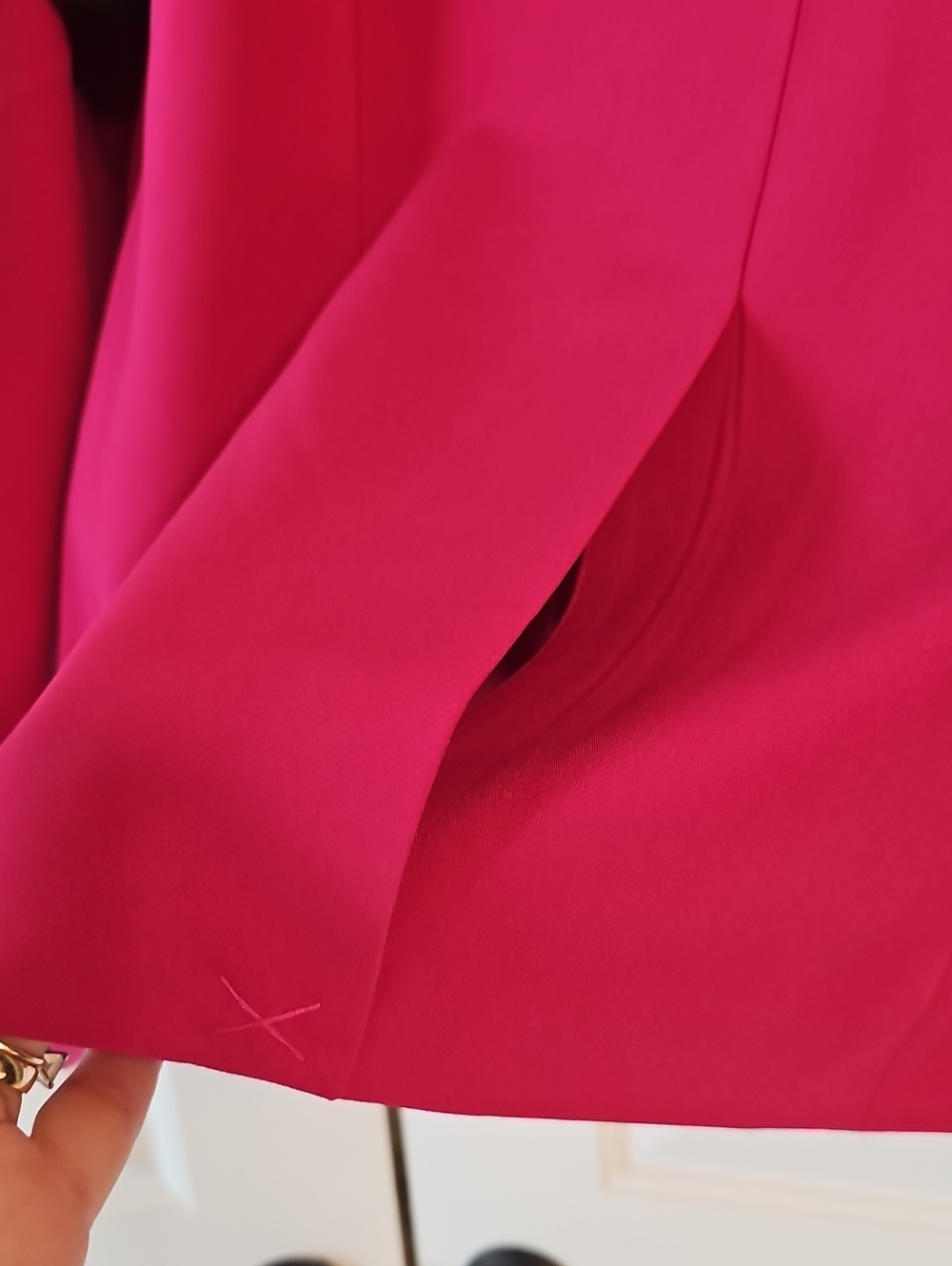 Liverpool Bright Fuchsia Single-Button Blazer - Picture 7 of 10